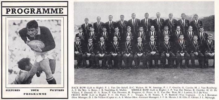 South-Africa-rugby-union-memorabilia-1969-70-springboks-tour-of-british-isles-official-programme-sarrfu-visagie-de-villiers-bedford-jennings-ellis-greyling-du-preez-marais-berman