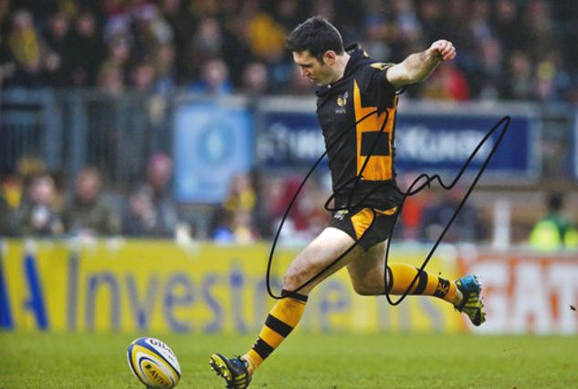 Stephen-Jones-signed-Wasps-rugby-union-memorabilia-Wales-RUFC-autograph