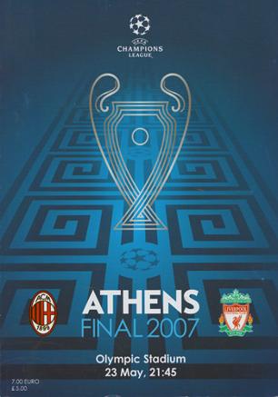 Steven-Gerrard-autograph-signed-Liverpool-football-memorabilia-2007-UEFA-Champions-league-final-v-AC-milan-olympic-Stadium-athens-programme-LFC-England