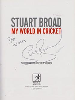 Stuart-Broad-autograph-signed-autobiography-book-my-world-in-cricket-memorabilia-england-test-match-fast-bowler-notts-ccc-signature-first-edition-2012