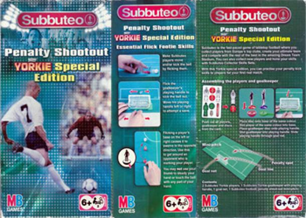 Subbuteo Yorkies Penalty Shoot Out table football game