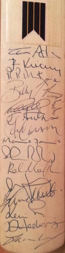 Sussex-cricket-memorabilia-signed-newberry-mini-bat-chris-adams-autograph-kirtley-lewry-yardy-cottey-ambrose-signatures-