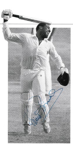 Viv-Richards-autograph-signed-west-indies-cricket-memorabilia-master-blaster-somerset-iva-antigua