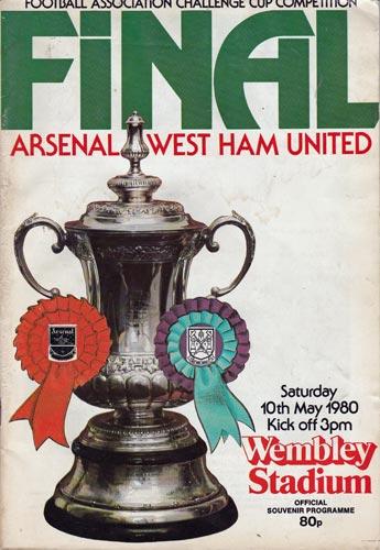 West-Ham-United-football-memorabilia-1980-FA-Cup-final-programme-v-Arsenal-Wembley-Stadium