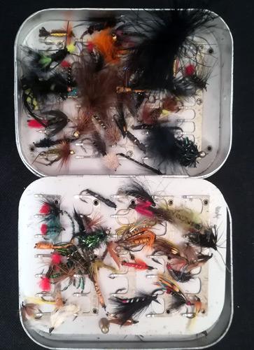 Wheatley-silmalloy-aluminium-swingleaf-fly-box-vintage-hand-tied-dry-wet-flies-fly-fishing-memorabilia-angling-equipment-tackle-sea-trout-salmon-grayling-lake-river-swing-leaf