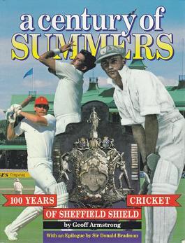 Young-Australia-cricket-memorabilia-1995-tour-england-squad-signed-book-a-century-of-summers-100-years-sheffield-shield-geoff-armstrong