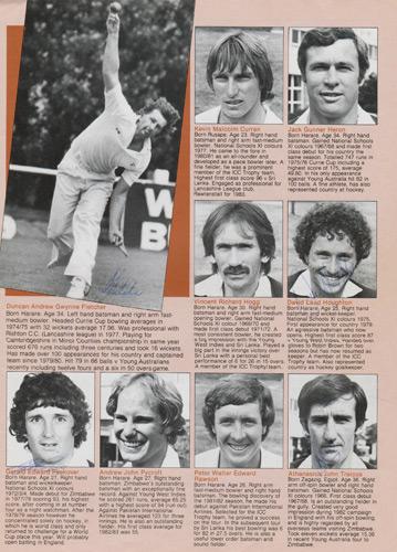 Zimbabwe-cricket-memorabilia-player-autographs-1983-world-cup-graeme-hick-duncan-fletcher-david-houghton-traicos-peekover-omarshah-paterson-brown-butchart