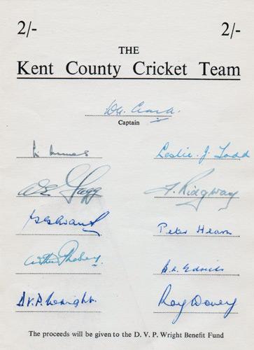 kent-cricket-memorabilia-dvp-doug-wright-1950-benefit-season-autograph-team-sheet-kccc-les-ames-godfrey-evans-arthur-fagg-bill-edrich-ridgway-phebey-dovey-todd